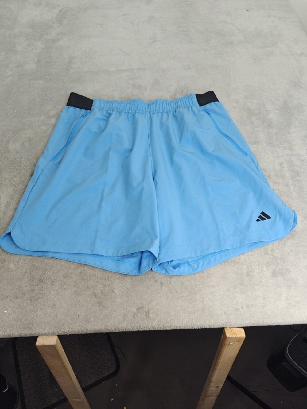 Adidas Axis Men's Training Shorts Bright Blue Size L New
